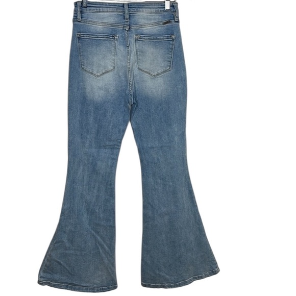 Kancan Light Wash Bell Bottom Ultra High Rise Jeans Women Size 28 - Picture 3 of 4